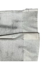 Vintage Sheer Voile Curtain Panel White Flocked Dot Textured 60×66 Preowned
