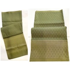 Woven cotton fabric.Thai fabric synthetic silk Thai dress fabric, 2 yards sarong