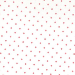 Essential Dots 8654 69 White Pink Polka Dots Moda