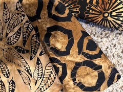 Fabric Bundle Quilters Cotton Quality Animal Prints, Browns Earthy Tones
