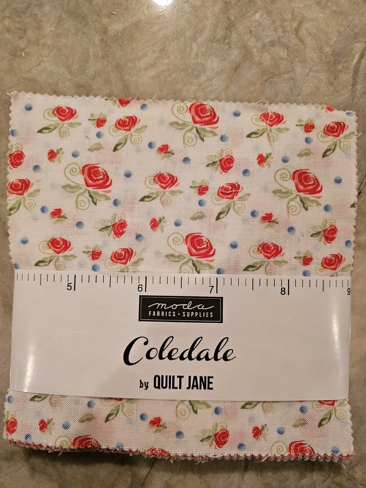 NIP Coledale By Quilt Jane For Moda Fabric Charm Pack 5×5 In 42 Pieces