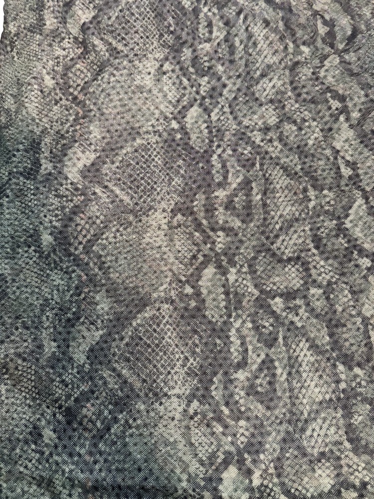 Snake Print Stretch Mesh Fabric 5 Yards x 60” Wide | Sheer Knit | Apparel Sewing