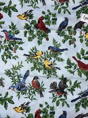 Birds on Branches by TPSA Cranston Collection Cotton Quilt Fabric 1 Yard (C1)