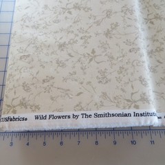 Yard, Smithsonian Delicate Wild Flowers by Marcus $3.99 Ships ANY Amount Fabric