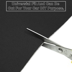 Breathable Mesh Fabric 96″ L x 60″ W for Car Truck RV SUV Black