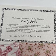 Keepsake Quilting Medley “Peach Perfection” & “Pretty Pink” 7 fat Quarters