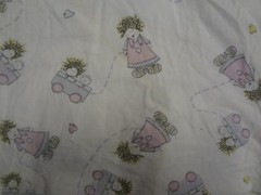 Sweet GIRL & BABY themed Fabric Remnant (50cm x 50cm)