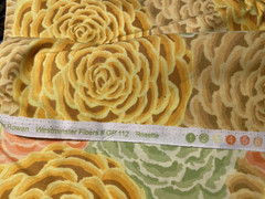 Kaffe Fassett ROSETTE YELLOW GP112 1 Yard original issue Cotton Quilt Fabric