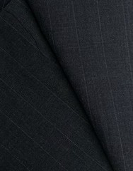 $26 for 2Yds,Dark NAVY Blue Strip,100%Wool Plain Weave For Suit.pants&skirt #151