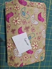 DESTASH Birds Flowers Butterflies Cotton Fabric Multicolor 2 yd x 44″