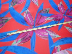 Authentic Top Italian designer Silk Cotton Fabric Made in Italy