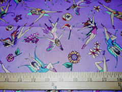 1 yard Avlyn Fairy Flair Ballet Toss Fabric