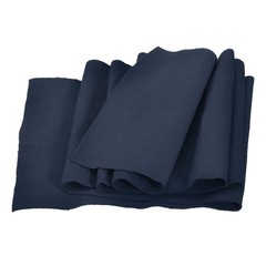 39″ Elastic Cuffs Ribbed Trims Cotton Fabric Knit Rib, 8″ Dark Blue