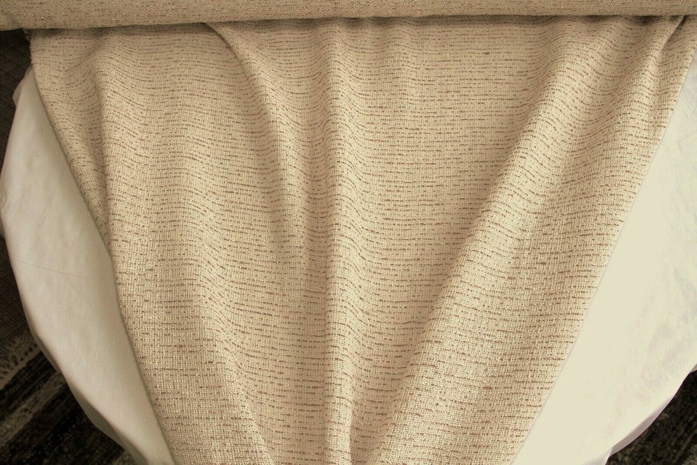 Discount Fabric OPEN WEAVE DRAPERY Earthtone
