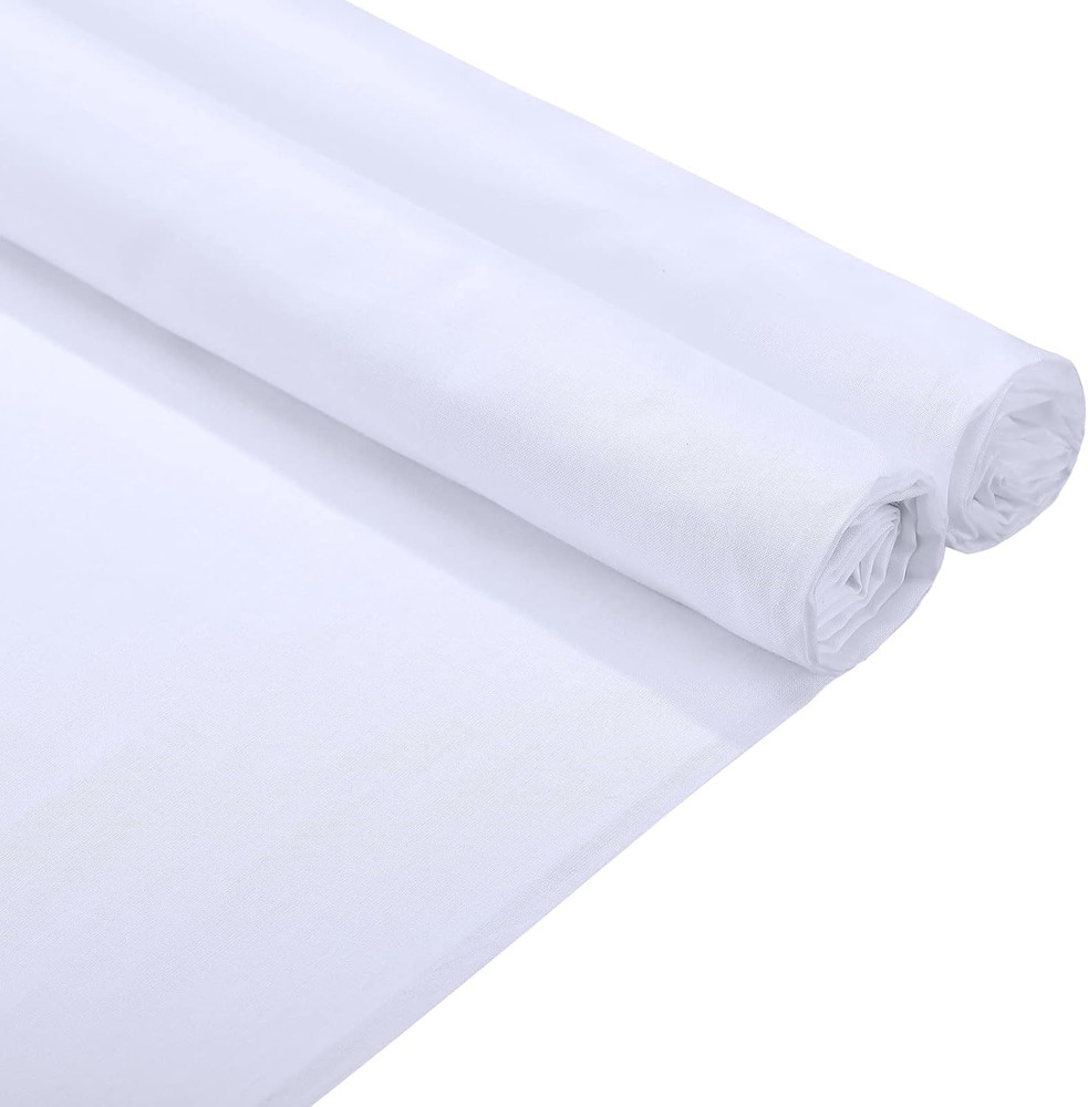 10 Yards X 63 Inches 100% Cotton Muslin Fabric by the Yard Draping Muslin Cloth