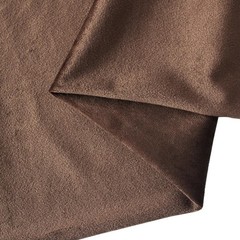 Velvet Fabric, 60” x 80” (150CM x 200CM) Soft x 80”, Dark Brown