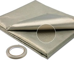 43.3″ x 72″ Faraday Cloth with Conductive Tape – DIY EMF Shielding Solution