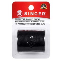 Singer 67110 Button & Carpet Sewing Thread, 3.80 x 1.50 x 2.50 inches, Black