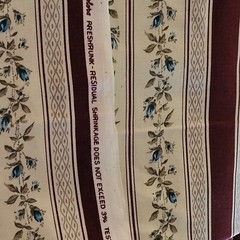 Vintage 1983 House N Home Fabrics & Draperies Upholstery Fabric 1.69 Yds x 54″