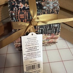 Jelly Roll 2.5 X 42” Brown Glitter Cotton Fabric Roll