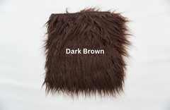 Long Hair Faux Fur Fabric Squares & Rectangles Multiple Colors & Sizes