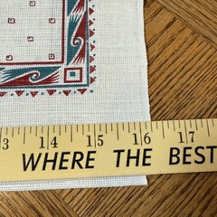 Vintage Southwestern Coyote Cactus Desert fabric Pieces