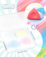 FIVEIZERO 4Pcs Tailors Chalk, Triangle Sewing Chalk 1 Count (Pack of 4), 4PCS