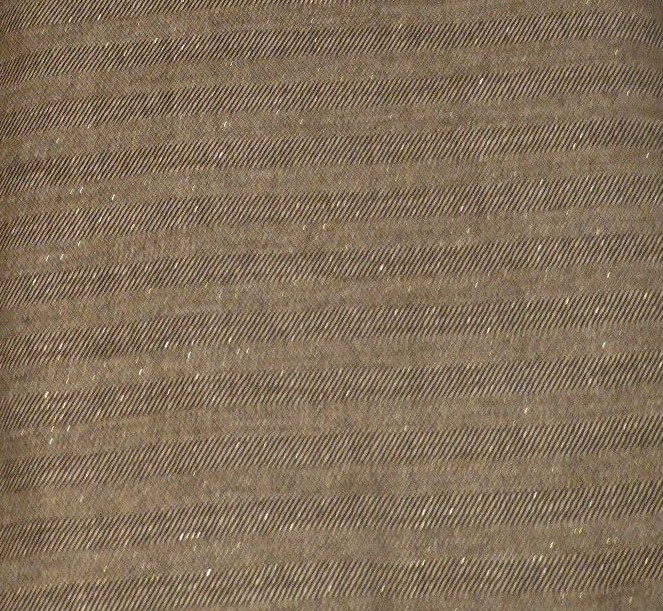 Brown & Ivory Herringbone Woolen Suiting w/ Subtle Metallic Gold Glints – LAST 1