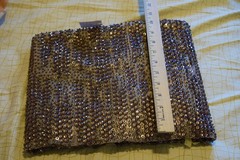 One Yard Cut Of Couture Beaded Fabric