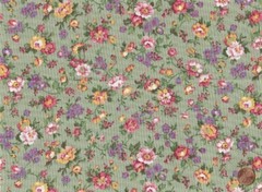 Country Floral CHARM PACK: 40) 5″ x 5″ Squares, 100% Cotton Fabric, 2 Dups