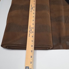 Bulk 25.5 Yards Brown Lizard Embossed Faux Leather Fabric 50″ 52″ W Upholstery