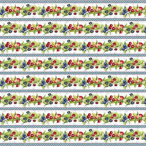 LUMIN – White Owl Textiles – Patchwork Picnic by Susan Winget – Rpt Stripe –