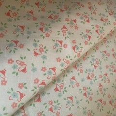 30s Feed Sack Reproduction Easter Basket Fabric Rare Cotton