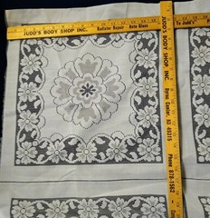 Lace Square Panels(8)Blocks For Pillows Or Quilts 17″x 17″ White or off-white?