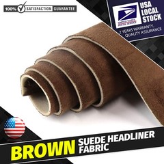 47″×60″ Brown Suede Headliner Fabric Material Automotive/Home Replace/Repair/DIY