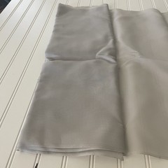 SILK Light Gray , FABRIC 1 Yards x 22 Inches Wide or 36 Inches x 22 Wide