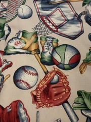 Bloomcraft Screen Print Fabric 55″ wide X 108″ length,Baseball Sports Bloomgard