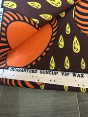 African Wax Print Ankara Fabric 6 Yards Brand New Brown & Orange Floral