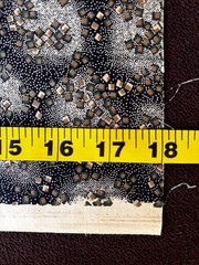 4 Japanese Cotton Fabrics cream black Geishas Chrysanthemums 2 yards Bundle