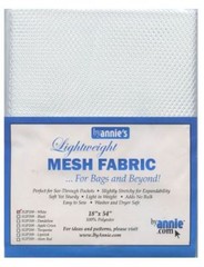 ByAnnie White Lightweight Mesh Fabric 45 x 137cm (18 x 54″)