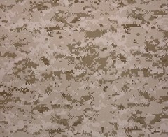 DIGITAL CAMO DESERT BEIGE 600D ARMY CRAFT PACK CLOTH FABRIC DWR BY YARD 59″ W