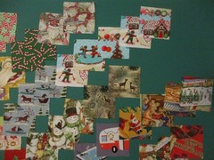 Cotton Quilt Craft Fabric Squares 3 1/2″ Lot of 64 All Christmas Winter Prints