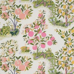 Schumacher Fabric ‘CITRUS GARDEN – GARDEN’ 4.2 METRES Indoor/Outdoor Collection