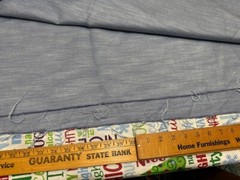 6 YDS Decorator Designer FABRIC Blue Grey 54″W Curtains Pillows Hand Bags