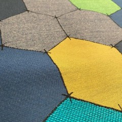 Knoll Twist Tie Dusk Blue Upholstery Fabric Free Shipping! BTY SF4071