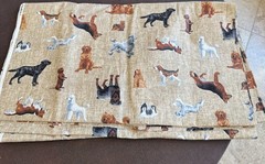 Cranston VIP Joan Messmore Fabric Different Dog Breeds 5 1/2 Yards