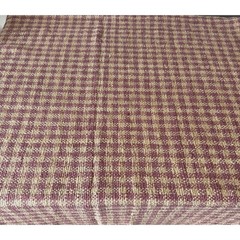 Koplavitch & Zimmer Anneker Check Mulberry 100% Silk Upholstery Fabric 54″ W