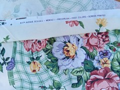 VTG (1991) 5th Avenue Designs Floral Upholstery Fabric Cotton 53″ X By The Yard