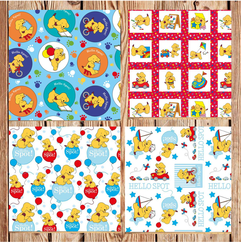 4 Fat Quarters – Assorted Spot Fat Quarter Bundle