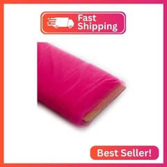 Valentina Textile Inc, 54″ by 40 Yards (120 ft) Fabric Tulle Bolt for Wedding an